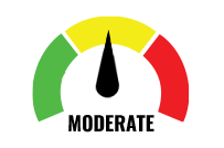 Dust Gauge is set to Yellow, indicating a Moderate dust warning